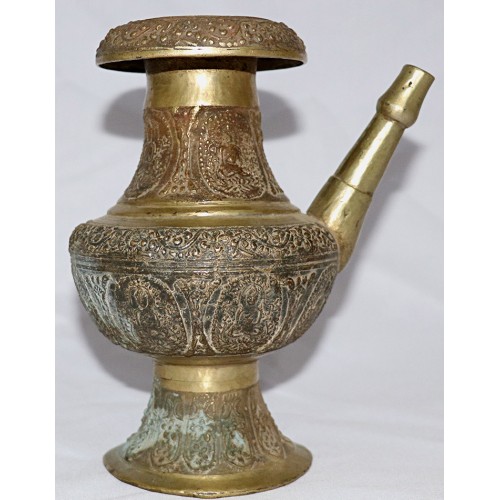 KARUWA, RARE NEPALI ANCIENT, TRADITIONAL, REAL ANTIQUE AND SPECIAL WATER DRINKING (Decoration, good look) POT/JUG WITH TAP - Medium Size KARUWA, RARE NEPALI ANCIENT, TRADITIONAL, REAL ANTIQUE AND SPECIAL WATER DRINKING (Decoration, good look) POT/JUG WITH TAP - Medium Size