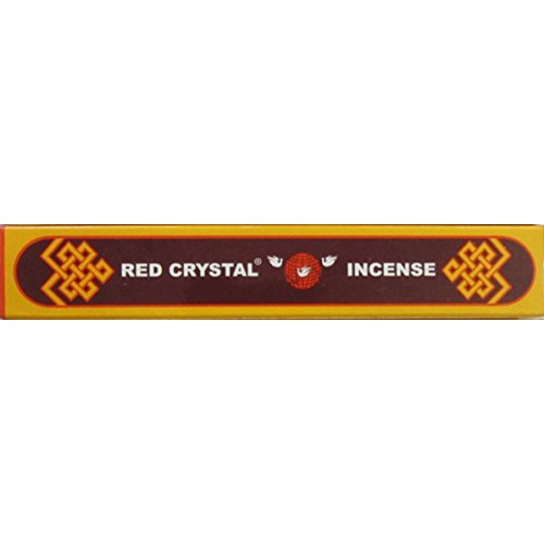 RED CRYSTAL, Pure Himalayan Herbal incense, sticks from Nepal - Short Box RED CRYSTAL, Pure Himalayan Herbal incense, sticks from Nepal - Short Box