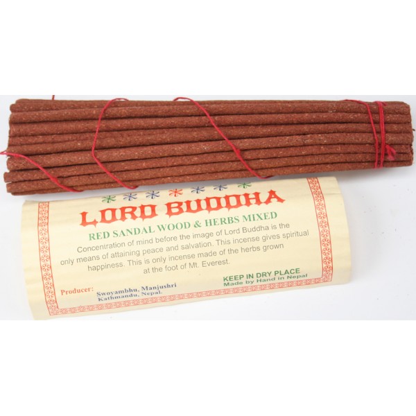 LORD BUDDHA, Handrolled, Pure Himalayan Herbal incense, sticks from Nepal LORD BUDDHA, Handrolled, Pure Himalayan Herbal incense, sticks from Nepal