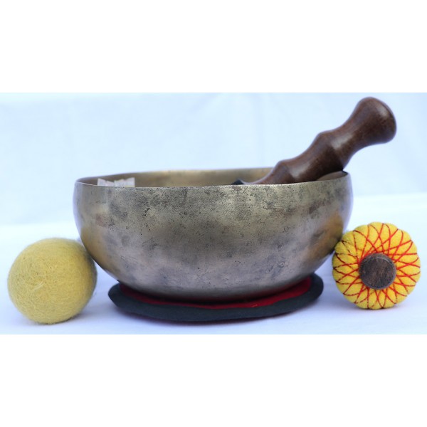 ALPHA - Planetary, Healing, Therapeutic, Handmade Chickenbati Real Antique Singing Bowl (Medium Antique) ALPHA - Planetary, Healing, Therapeutic, Handmade Chickenbati Real Antique Singing Bowl (Medium Antique)