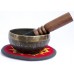 D (RE) - Musical, Therapeutic, Handmade, Nerabati, Etching, Carving (Double Fish (Eight auspicious symbol) / Buddha's Eyes), Singing Bowl - Extra Small Size D (RE) - Musical, Therapeutic, Handmade, Nerabati, Etching, Carving (Double Fish (Eight auspicious symbol) / Buddha's Eyes), Singing Bowl - Extra Small Size