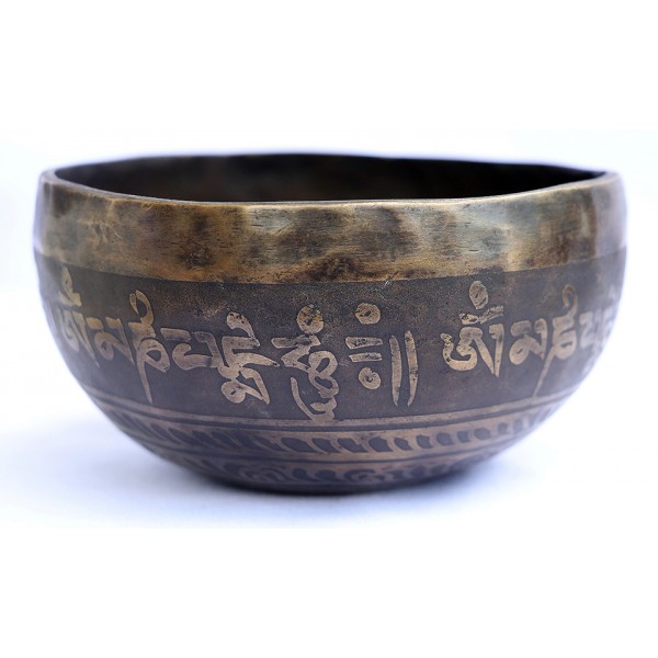 Ceres - Healing, Therapeutic, Handmade, Nerabati, Etching, Carving (Mantra / Conch Shell), Singing Bowl - Extra Small Size Ceres - Healing, Therapeutic, Handmade, Nerabati, Etching, Carving (Mantra / Conch Shell), Singing Bowl - Extra Small Size