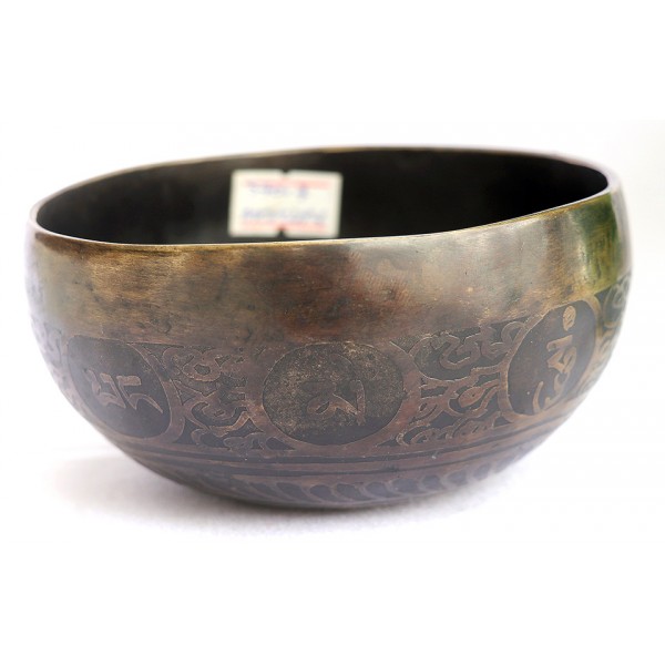 Mercury - Planetary, Therapeutic, Handmade, Nerabati, Etching, Carving (Shree Yantra Vector Symbol / Conch Shell (Eight auspicious symbol) ), Singing Bowl - Extra Small Size Mercury - Planetary, Therapeutic, Handmade, Nerabati, Etching, Carving (Shree Yantra Vector Symbol / Conch Shell (Eight auspicious symbol) ), Singing Bowl - Extra Small Size