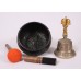 SAROS - Aluminium, Pancha Buddha Carved, Cast Moulded Singing Bowl - Extra Small Size SAROS - Aluminium, Pancha Buddha Carved, Cast Moulded Singing Bowl - Extra Small Size