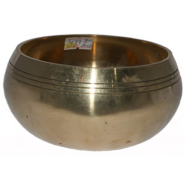 MEDITATION - Symphonic, Brass Plain, Tibetan, Therapeutic, Molded Singing Bowl - Extra Small Size MEDITATION - Symphonic, Brass Plain, Tibetan, Therapeutic, Molded Singing Bowl - Extra Small Size
