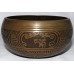 Solar System - Symphonic, Tibetan, Therapeutic, Bronze White Etched, Molded Singing Bowl - Extra Small Size Solar System - Symphonic, Tibetan, Therapeutic, Bronze White Etched, Molded Singing Bowl - Extra Small Size