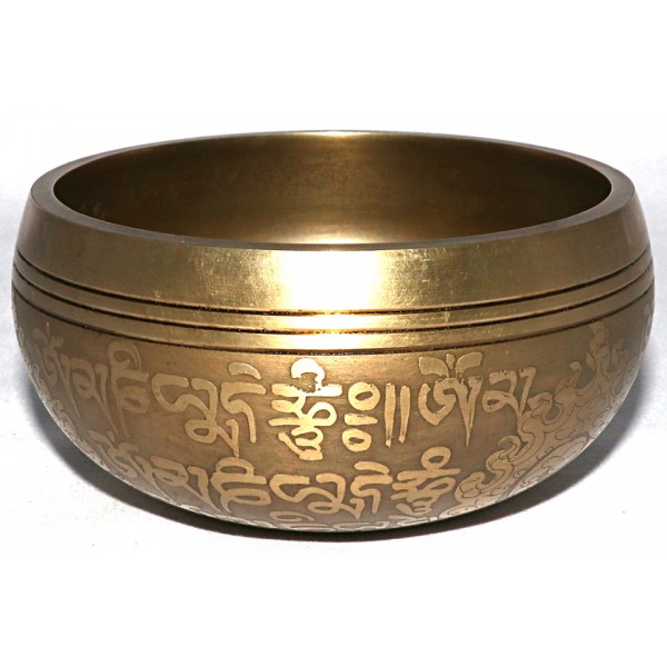 MEDITATION - Symphonic, Brass Carved, Love Knot/Flower of life, Molded Singing Bowl - Extra Small Size MEDITATION - Symphonic, Brass Carved, Love Knot/Flower of life, Molded Singing Bowl - Extra Small Size