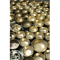 Tibetan Singing Bowls for Symphonic, Meditation, Handmade, Regular, Tiger Antique/Dim/Shiny or Antique Finish Singing Bowls -X Small Size