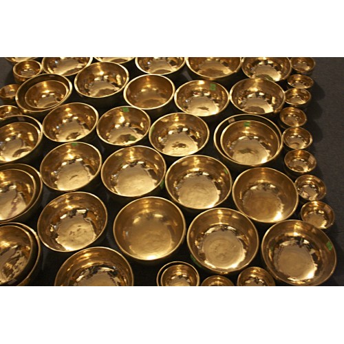 Tibetan Singing Bowls for Symphonic, Meditation, Handmade, Regular, Tiger Antique/Dim/Shiny or Antique Finish Singing Bowls - Large (i) Size