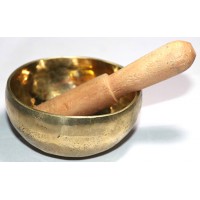 EARTH DAY (Sound of the day) - Planetary, Healing, Therapeutic, Handmade, Nerabati, 'Shiny Dark' Singing bowl - Extra Small Size