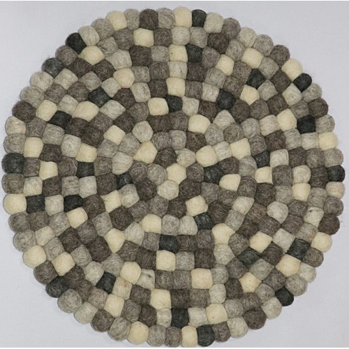 KNOTTED FELT CUSHION FOR SINGING BOWLS, to get best sound and Safety for any kinds of Singing Bowls, Meditation Cushion, Kitchen table Cushion (natural color) - Extra Small size KNOTTED FELT CUSHION FOR SINGING BOWLS, to get best sound and Safety for any kinds of Singing Bowls, Meditation Cushion, Kitchen table Cushion (natural color) - Extra Small size