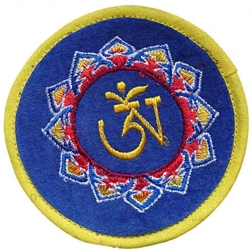 Circle with EMBROIDERY (Pad Professional) Pillow (Cushion) to keep Singing Bowls Safely - Mini Size Circle with EMBROIDERY (Pad Professional) Pillow (Cushion) to keep Singing Bowls Safely - Mini Size