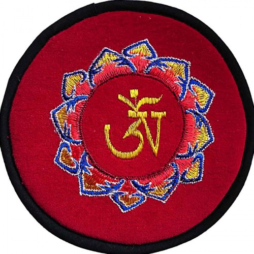 Circle with EMBROIDERY (Pad Professional) Pillow (Cushion) to keep Singing Bowls Safely - Medium Size Circle with EMBROIDERY (Pad Professional) Pillow (Cushion) to keep Singing Bowls Safely - Medium Size