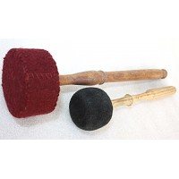 HARD FELT Mallet (Drumstick/Singing Bowl Stick) to play singing bowls essential - Small Size