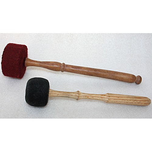 HARD FELT Mallet (Drumstick/Singing Bowl Stick) to play singing bowls essential - Mini (XX Small) Size HARD FELT Mallet (Drumstick/Singing Bowl Stick) to play singing bowls essential - Mini (XX Small) Size