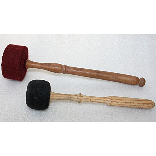 HARD FELT Mallet (Drumstick/Singing Bowl Stick) to play singing bowls essential - Mini (XX Small) Size HARD FELT Mallet (Drumstick/Singing Bowl Stick) to play singing bowls essential - Mini (XX Small) Size