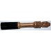 DESIGNED CARVED HANDLE (GOD HEADED) RINGER (Beater/Leather stick/Singing Bowl Stick) to play singing bowls essential - Medium Size DESIGNED CARVED HANDLE (GOD HEADED) RINGER (Beater/Leather stick/Singing Bowl Stick) to play singing bowls essential - Medium Size