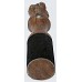 DESIGNED CARVED HANDLE (GOD HEADED) RINGER (Beater/Leather stick/Singing Bowl Stick) to play singing bowls essential - X Large Size DESIGNED CARVED HANDLE (GOD HEADED) RINGER (Beater/Leather stick/Singing Bowl Stick) to play singing bowls essential - X Large Size