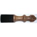 DESIGNED CARVED HANDLE (GOD HEADED) RINGER (Beater/Leather stick/Singing Bowl Stick) to play singing bowls essential - X Large Size DESIGNED CARVED HANDLE (GOD HEADED) RINGER (Beater/Leather stick/Singing Bowl Stick) to play singing bowls essential - X Large Size